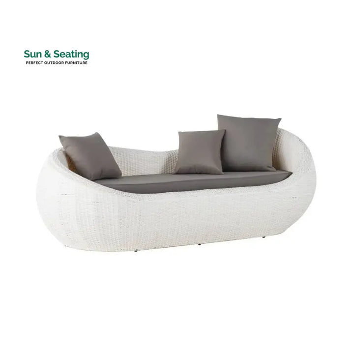 Outdoor Wicker 2 Seater Patio Garden Daybed Daybed