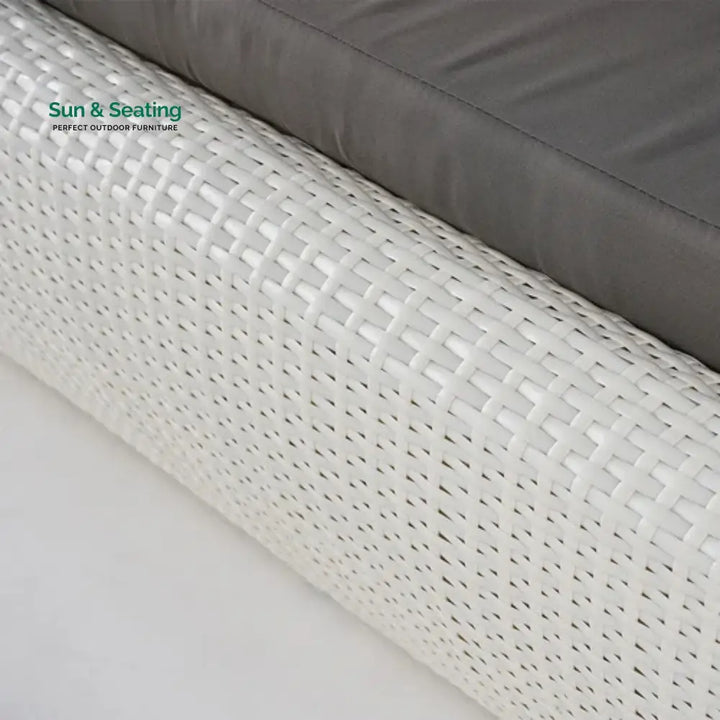 Outdoor Wicker 2 Seater Patio Garden Daybed Daybed