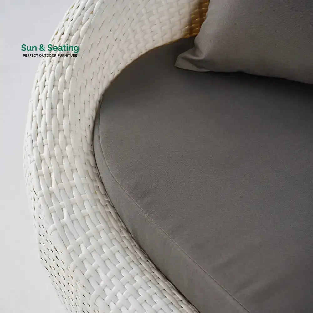 Outdoor Wicker 2 Seater Patio Garden Daybed Daybed