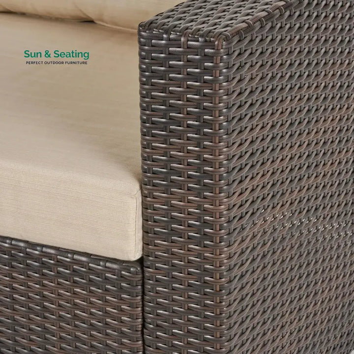 Outdoor Wicker 7-Seater Sofa Set Sofa Set