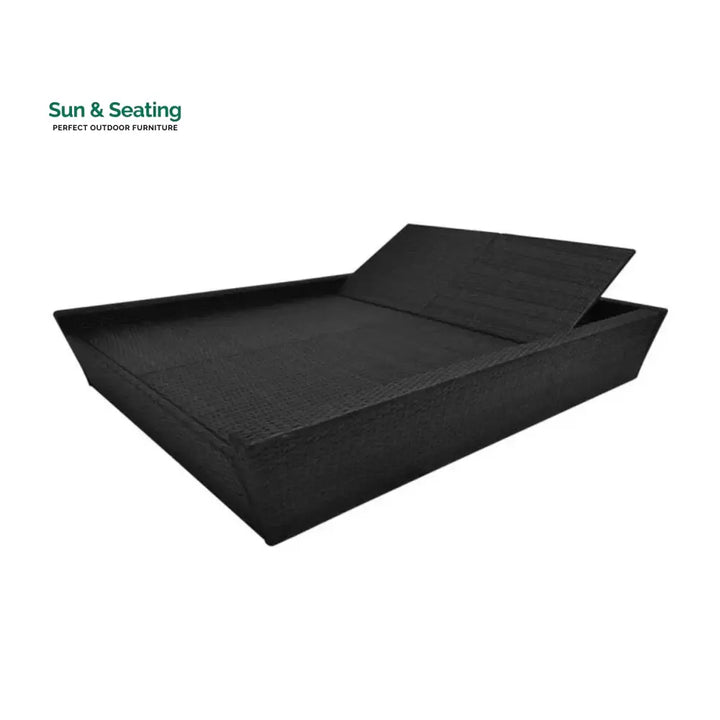 Outdoor Wicker Patio Double Seater Recliner Daybed Daybed