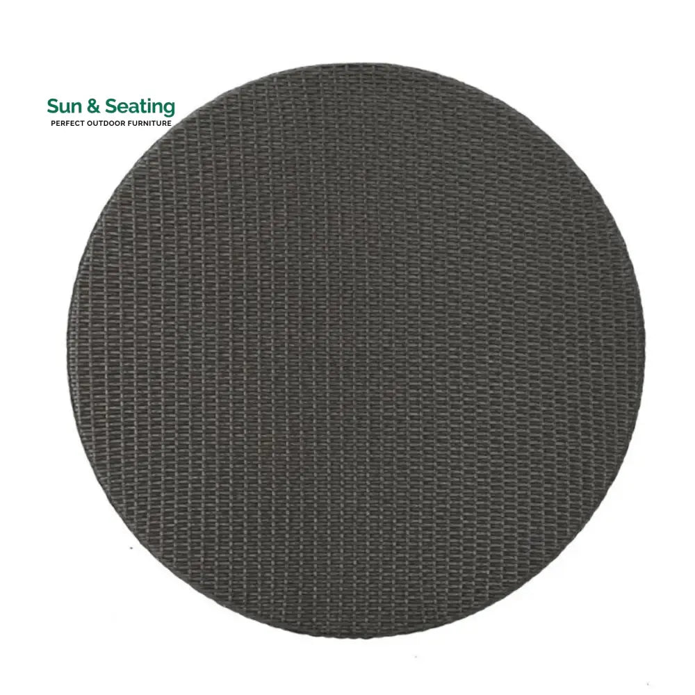 Outdoor Wicker Round Patio Dining Table (Dark Brown) Table
