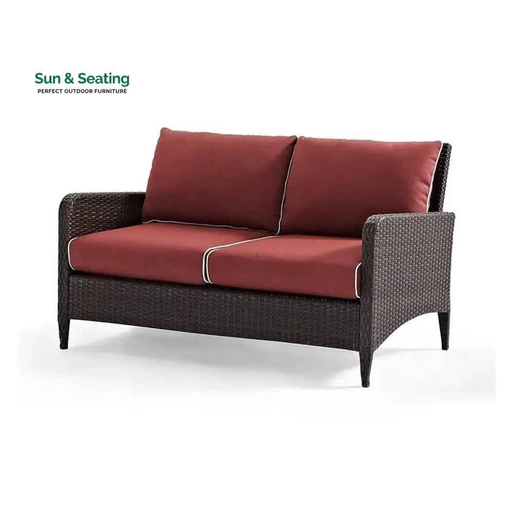 Outdoor Wicker Single Seater Loveseat Sofa Sofa Set