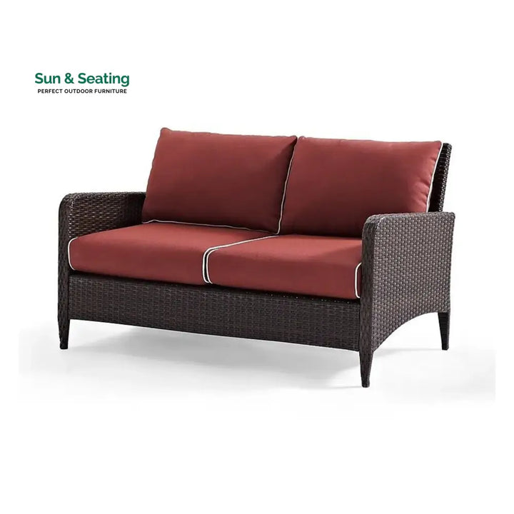 Outdoor Wicker Single Seater Loveseat Sofa Sofa Set
