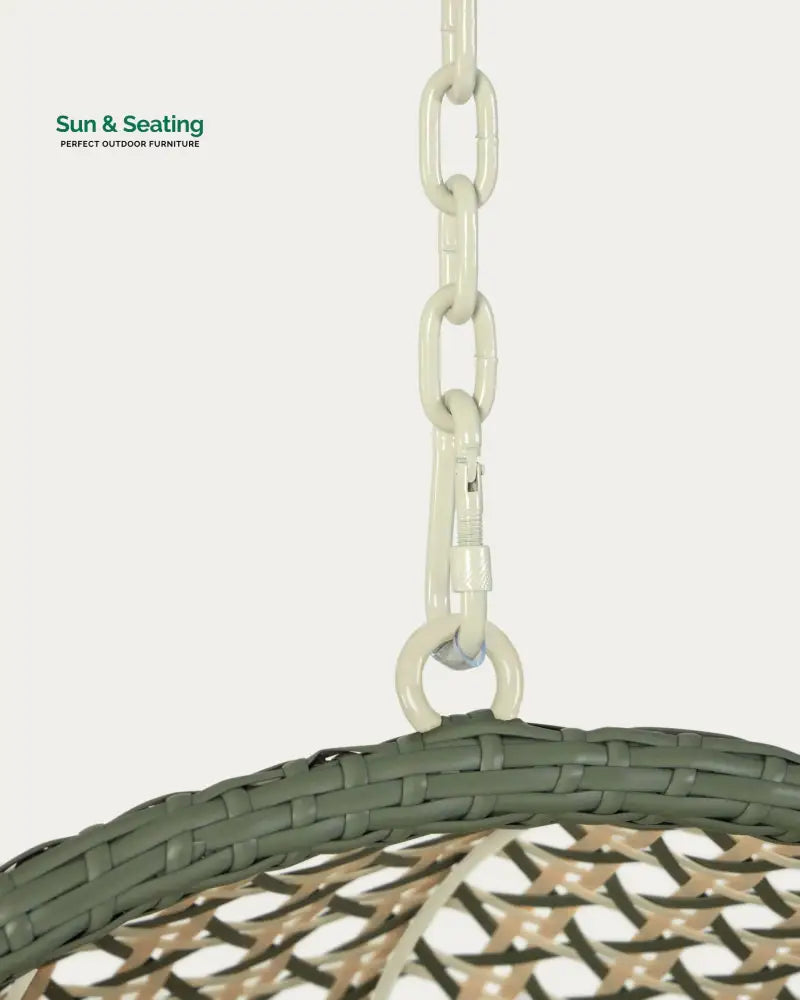 Oyla Single Seater Hanging Swing With Stand For Balcony Garden Swings
