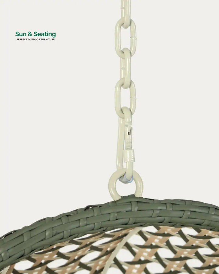 Oyla Single Seater Hanging Swing With Stand For Balcony Garden Swings