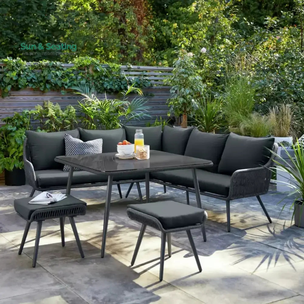 Paisley L-Shape Outdoor Rope Sofa Set Sofa Set