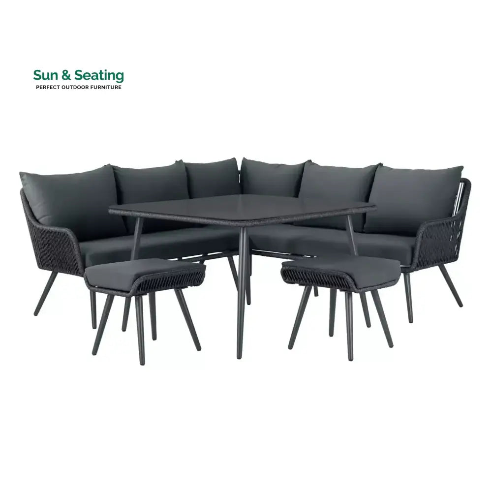 Paisley L-Shape Outdoor Rope Sofa Set Sofa Set