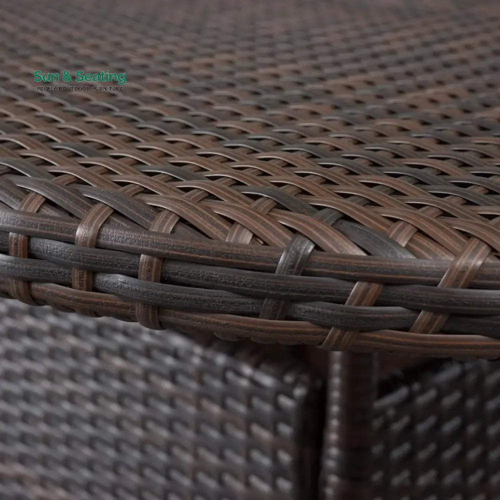 Palesa 7-Piece Outdoor Rattan Wicker Dining Table Set Dining Set