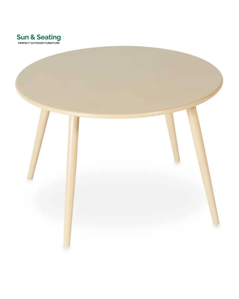 Palmer Outdoor Garden Balcony Sofa Set 2 Seater 2 Single seater and 1 Center Table Set (White + Tan) Sofa Sets