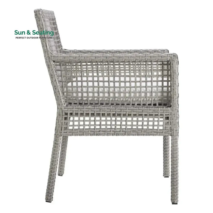 Paloma 1-Piece Outdoor Rattan Wicker Patio Dining Chair Dinning Chairs