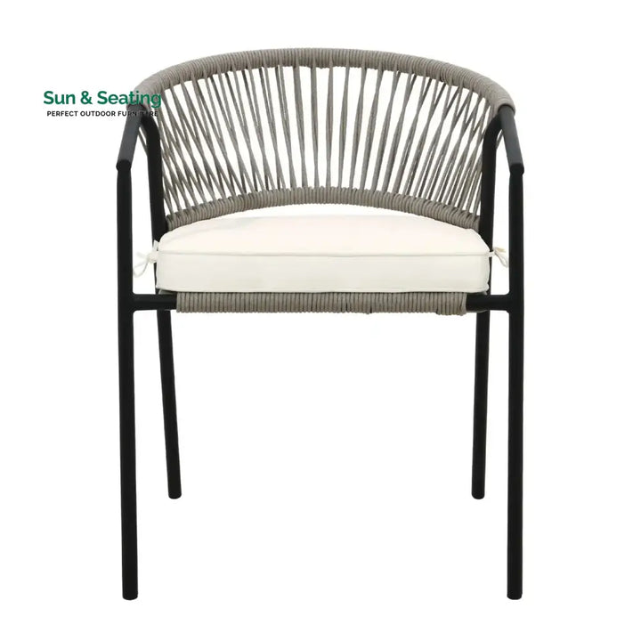Peizhi 4-Piece Outdoor Rope Patio Dining Chairs Dinning Chairs