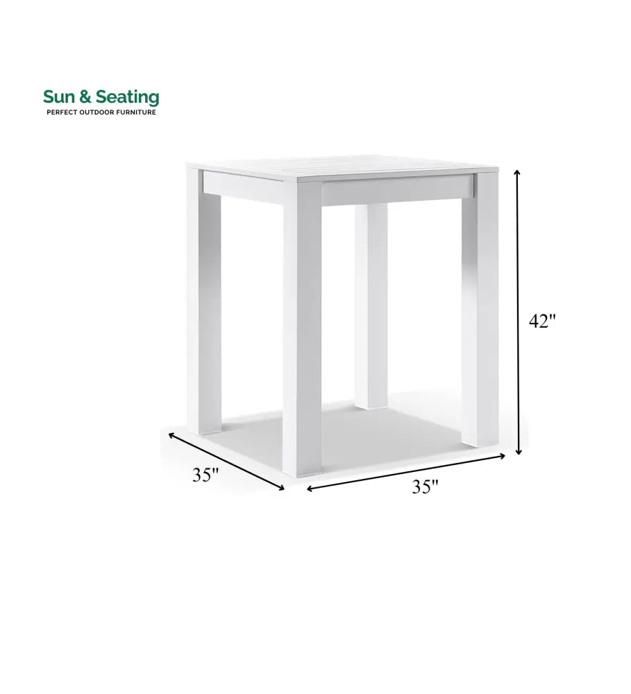 Perla Outdoor Patio Bar Sets 4 Chairs and 1 Table Braided & Rope Bar Sets