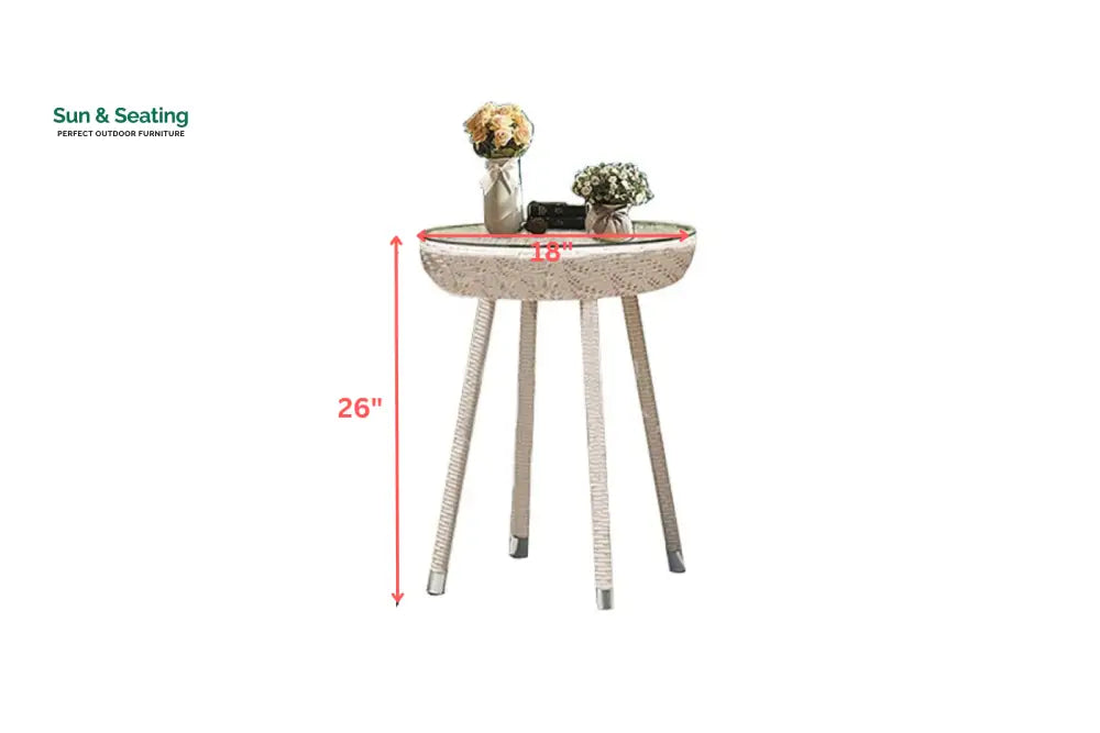 Perlita Outdoor Patio Seating Set 2 Chairs and 1 Table Set Coffee Table Sets