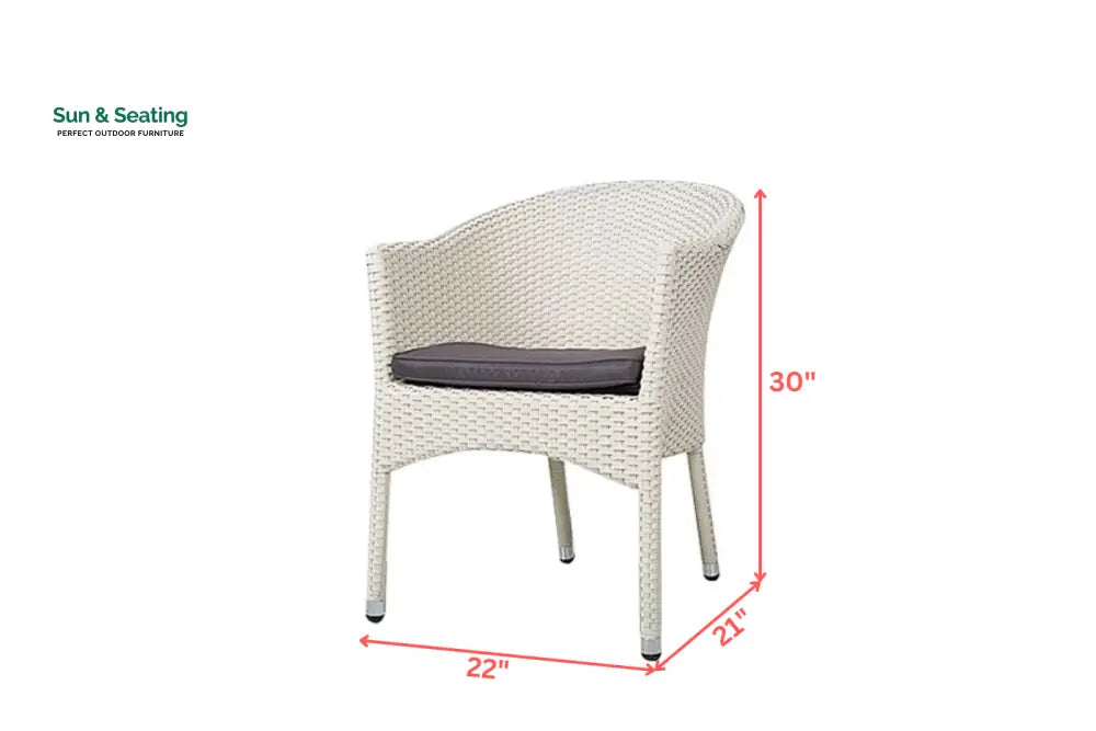 Perlita Outdoor Patio Seating Set 2 Chairs and 1 Table Set Coffee Table Sets