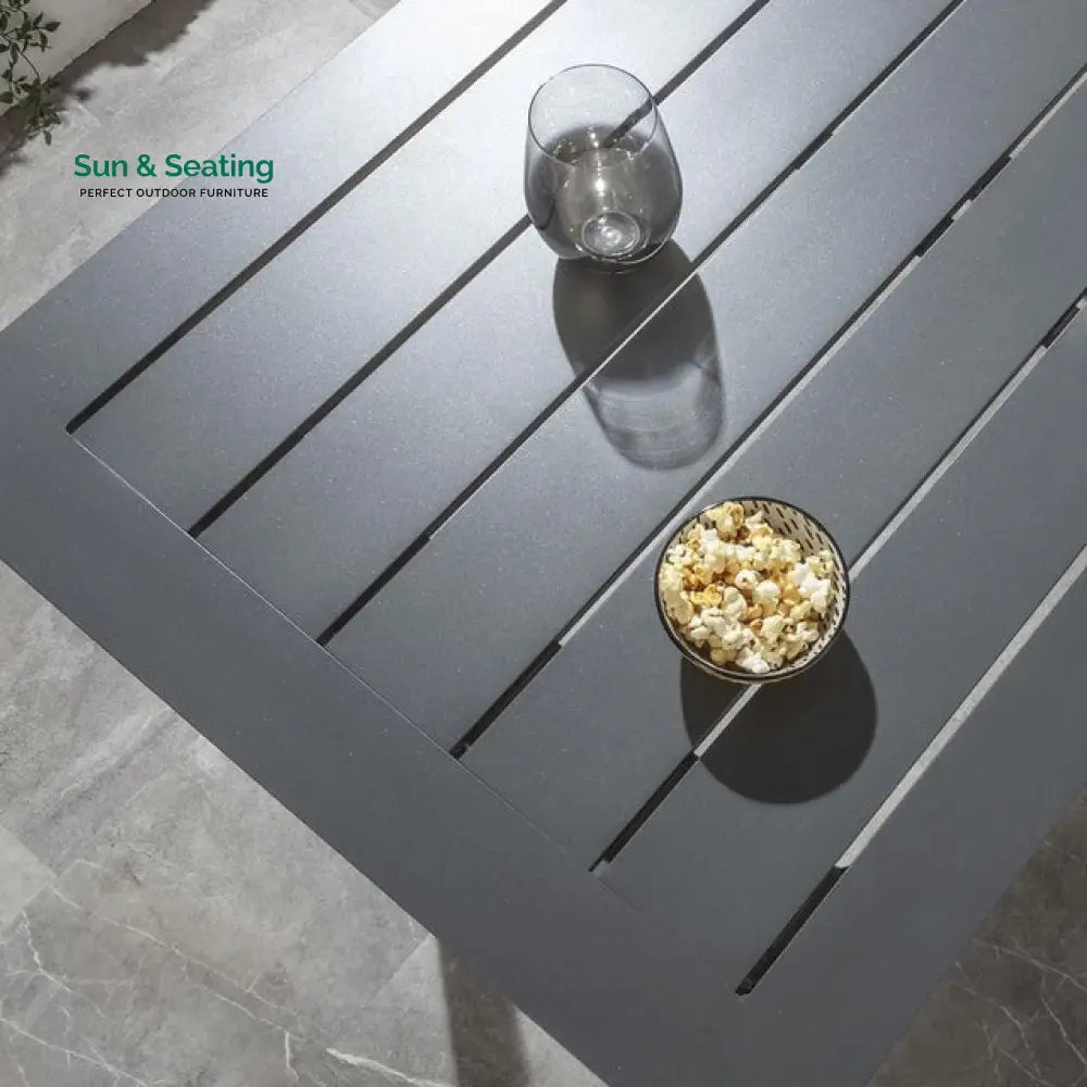 Philip Outdoor Patio Bar Set 6 Chairs and 1 Table Set Braided & Rope Bar Sets