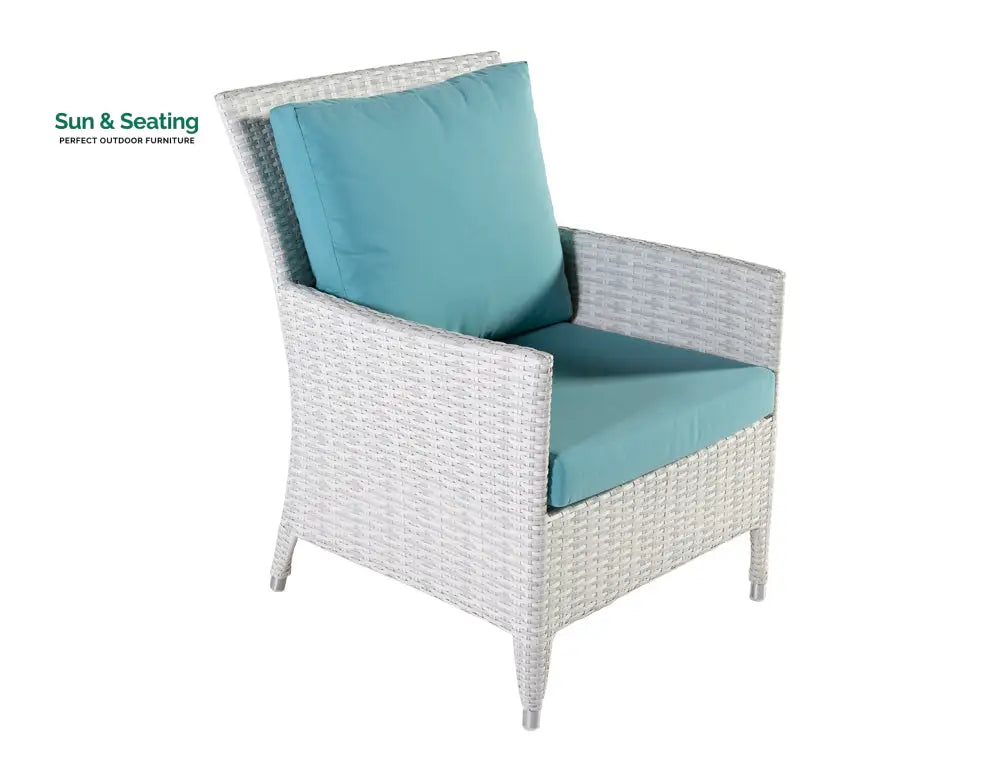 Pio Outdoor Sofa Set 2 Seater 2 Single seater and 1 Center Table (White) Sofa Sets