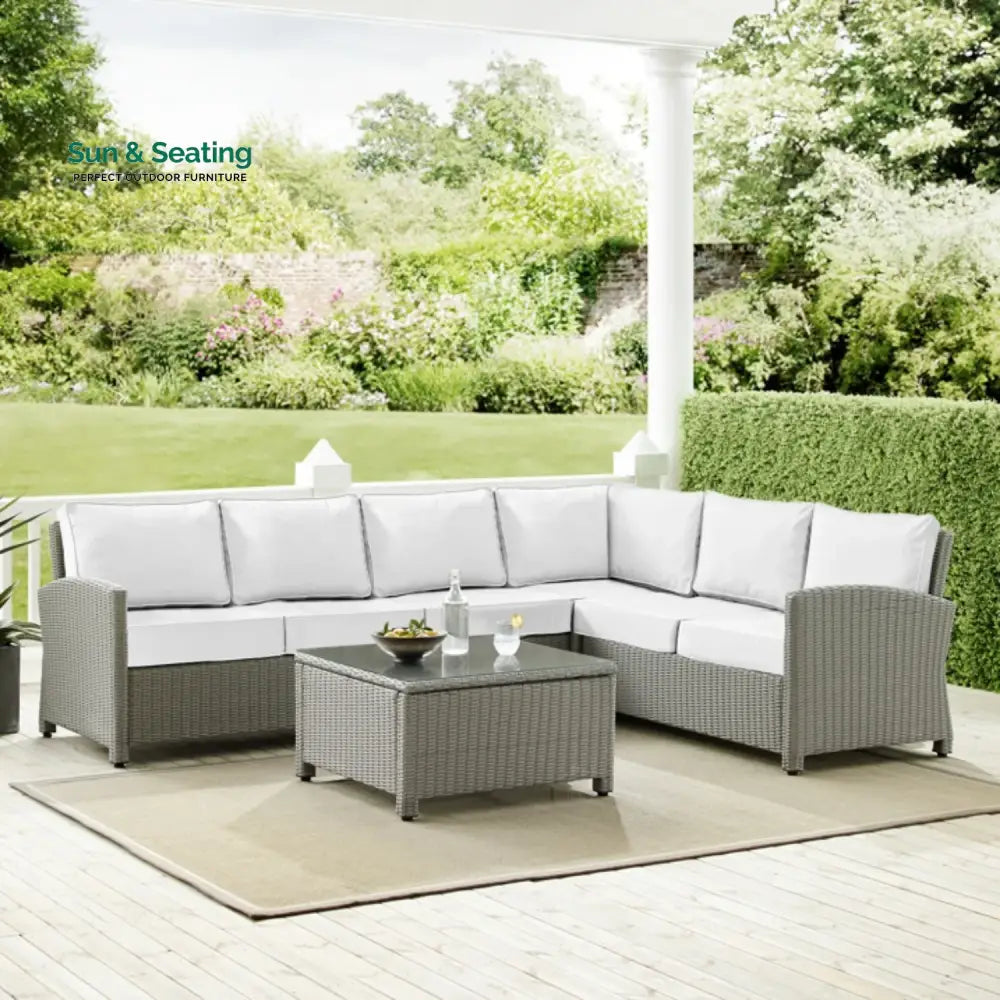 Piper L-Shape Outdoor Wicker Sofa Set Sofa Set