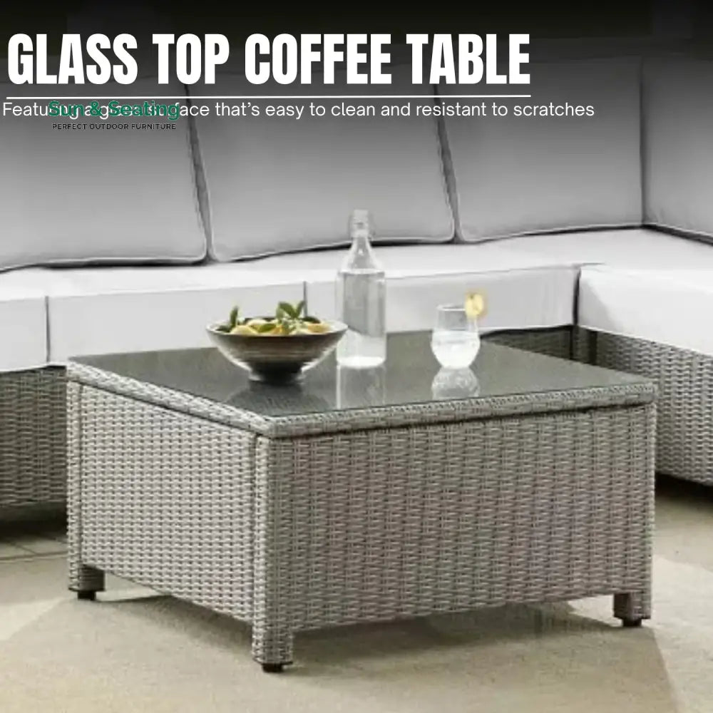 Piper L-Shape Outdoor Wicker Sofa Set Sofa Set