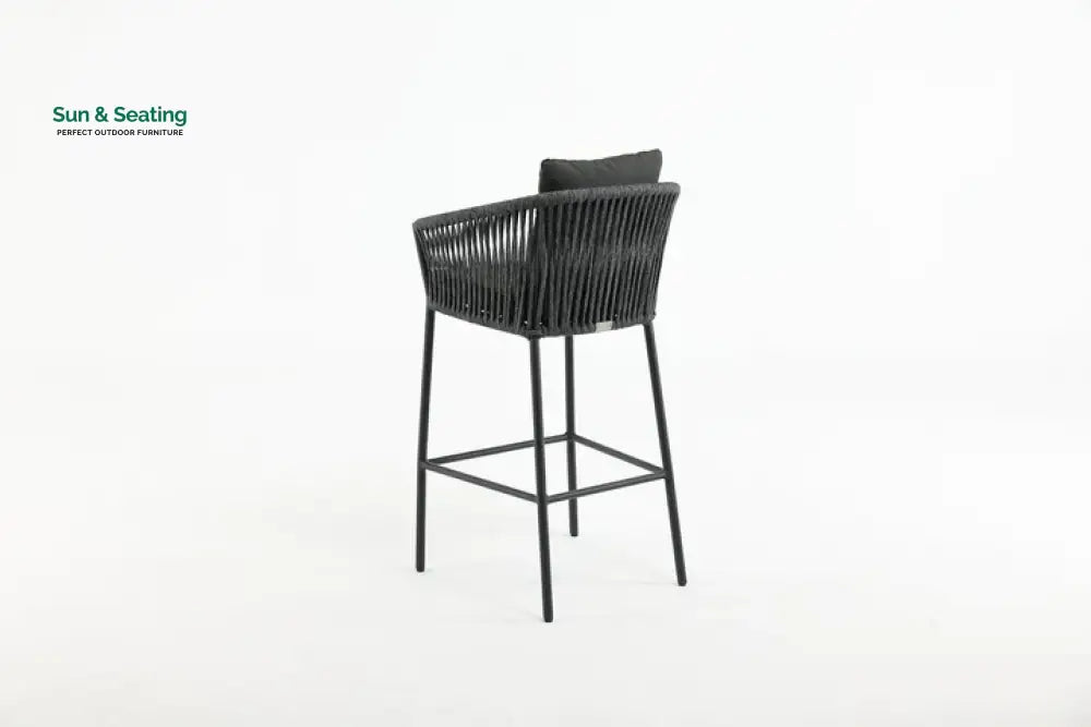 Pirlo Outdoor Patio Bar Sets 4 Chairs and 1 Table (Dark Grey) Bar Sets