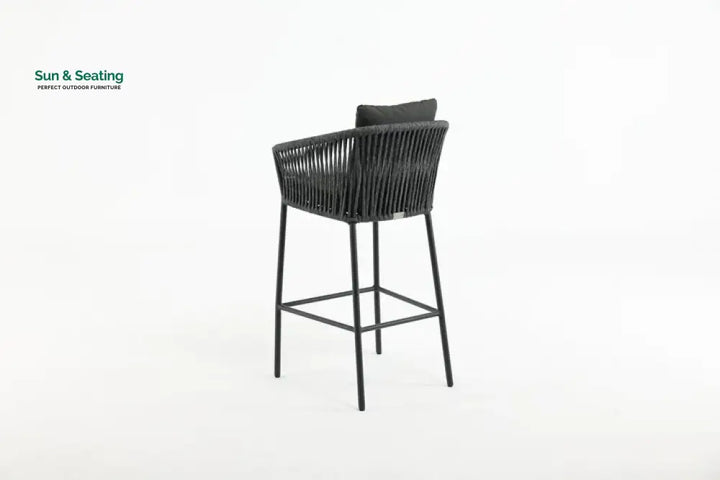 Pirlo Outdoor Patio Bar Sets 4 Chairs and 1 Table (Dark Grey) Bar Sets
