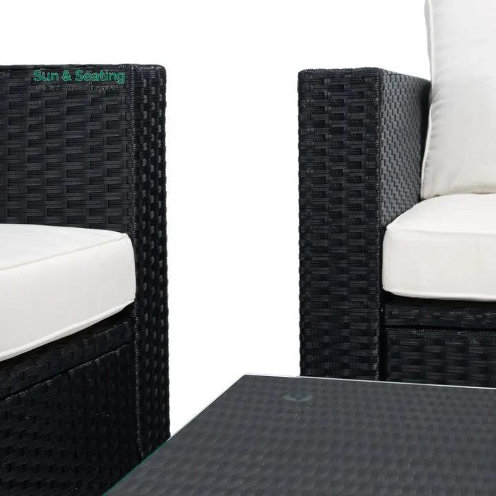 Power Outdoor Sofa Set 2 Seater 2 Single seater and 1 Center Table Set (White) Sofa Sets