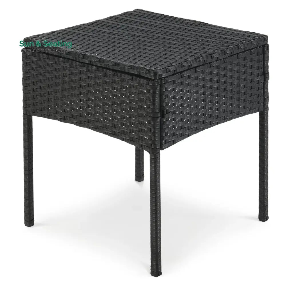 Pronto Outdoor Patio Seating Set 2 Chairs and 1 Table Set (Brown + Red) Coffee Table Sets
