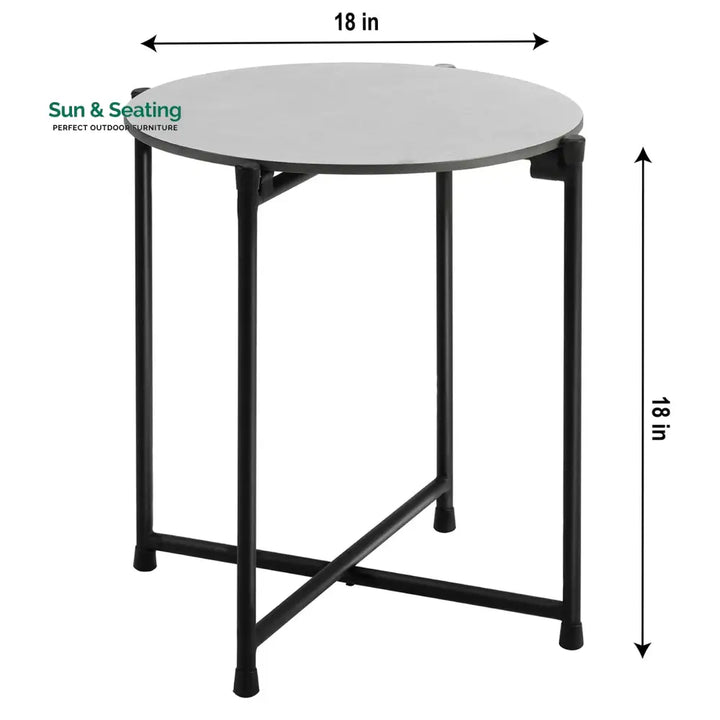 Pulp Outdoor Patio Seating Set 2 Chairs and 1 Table Set (Black) Braided &amp; Rope Coffee Table Sets