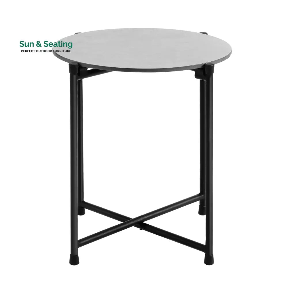 Pulp Outdoor Patio Seating Set 2 Chairs and 1 Table Set (Black) Braided &amp; Rope Coffee Table Sets