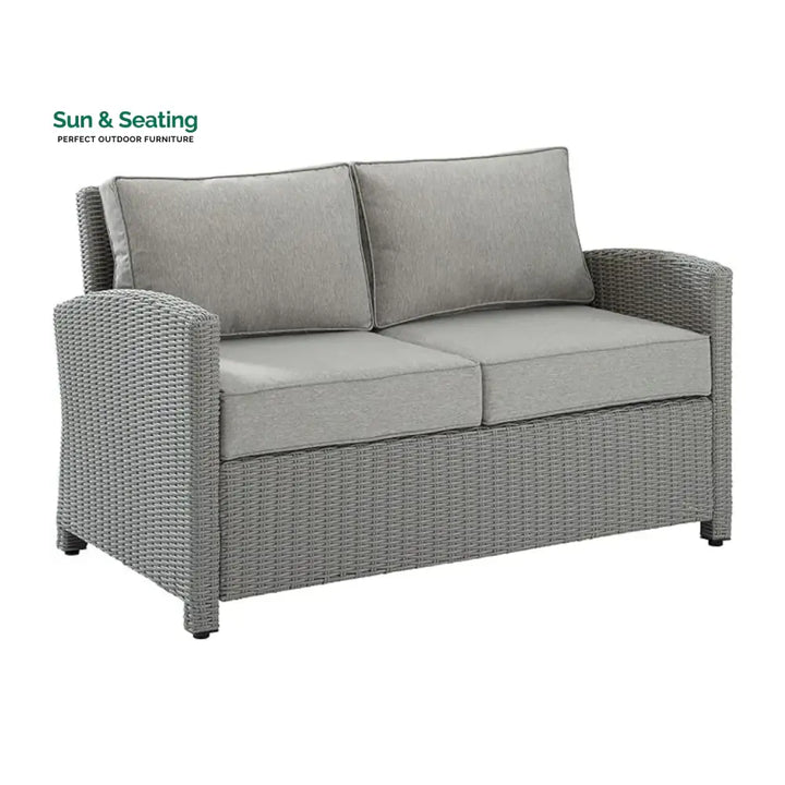 Qirat 4 Pieces Patio Furniture Set Outdoor Sectional Sofa Sofa Set