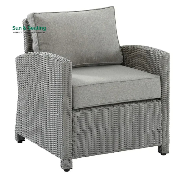 Qirat 4 Pieces Patio Furniture Set Outdoor Sectional Sofa Sofa Set