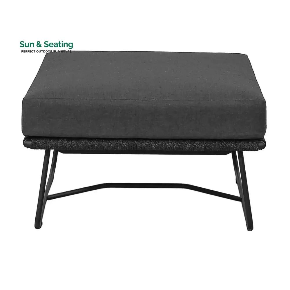Rabab Outdoor All-Weather Rope Ottoman Footrest