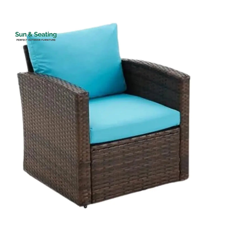 Radhani Outdoor 7-Seater Wicker Sectional Sofa Set Sofa Set