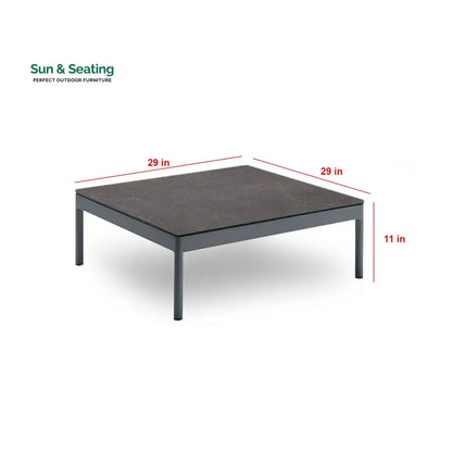 Rafail Outdoor Garden Balcony Sofa Set 3 Seater 2 Single Seater 2 Center Table Set Braid & Rope (Dark Grey) Sofa Sets