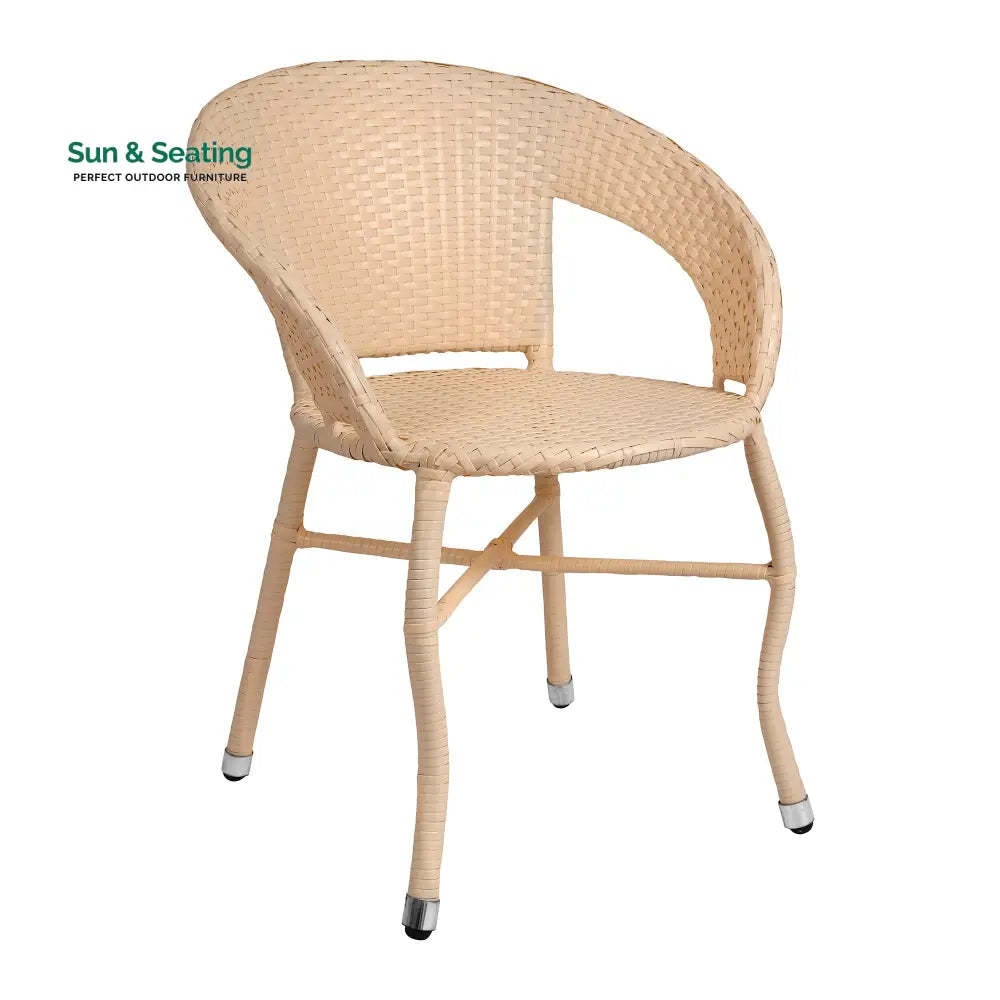 Raima Outdoor Patio Seating Set 2 Chairs Set (Cream) Coffee Table Sets