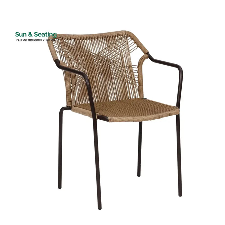 Rania 3-Piece Outdoor Beige Rope Patio Set Patio Set