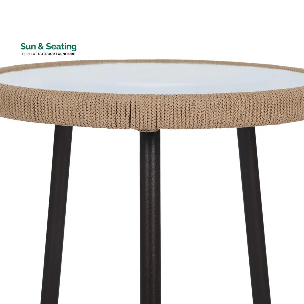 Rania 3-Piece Outdoor Beige Rope Patio Set Patio Set