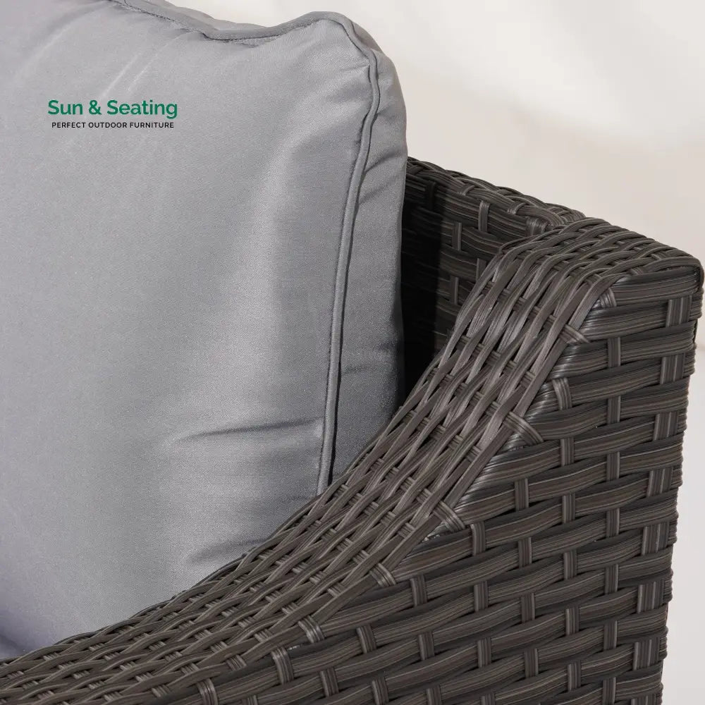 Ration Outdoor Garden Balcony Sofa Set 2 Seater 2 Single seater With 2 Ottoman and 1 Center Table 1 Side Table Set