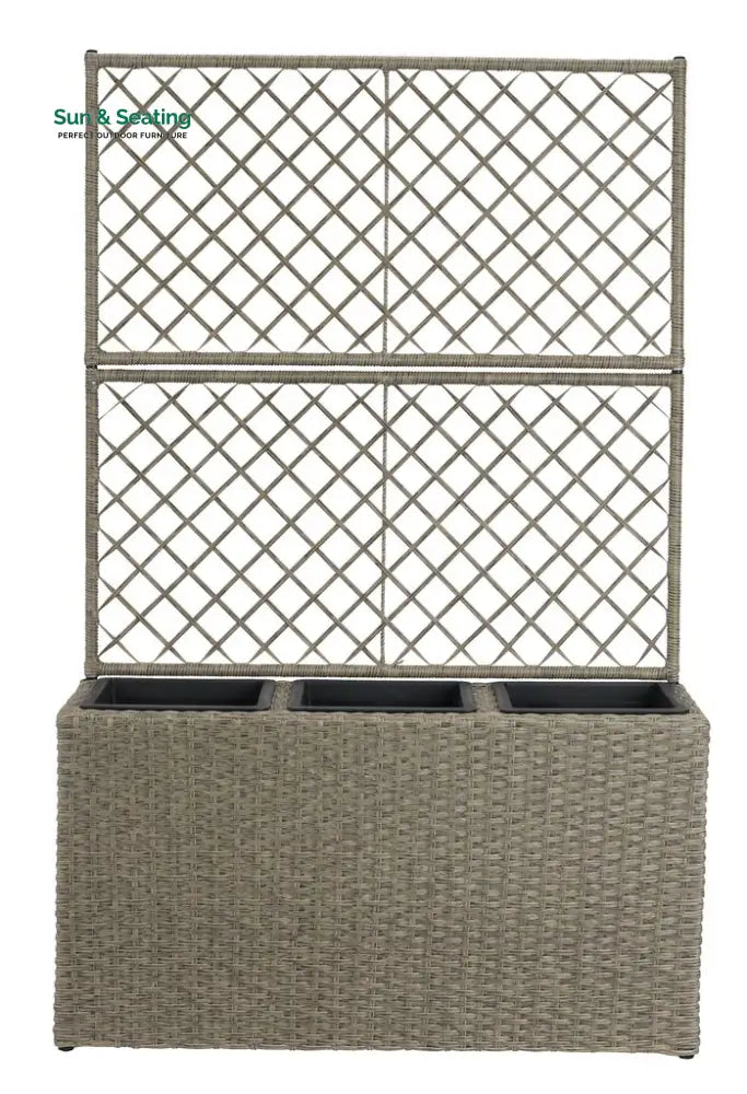 Raulf Outdoor Wicker Planters For Garden Balcony Planter