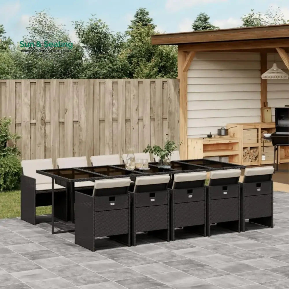 Reagan All Weather Wicker Patio Dinning Table Set Dining Set