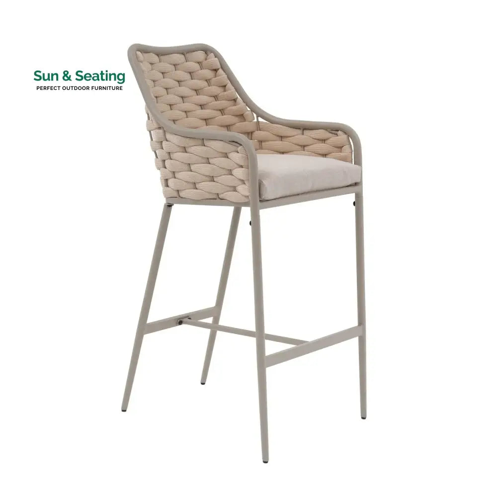 Rika 2-Piece Outdoor Rope Bar Chairs – Stylish Comfort Built to Last Bar Chairs