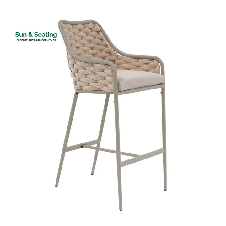 Rika 2-Piece Outdoor Rope Bar Chairs – Stylish Comfort Built to Last Bar Chairs