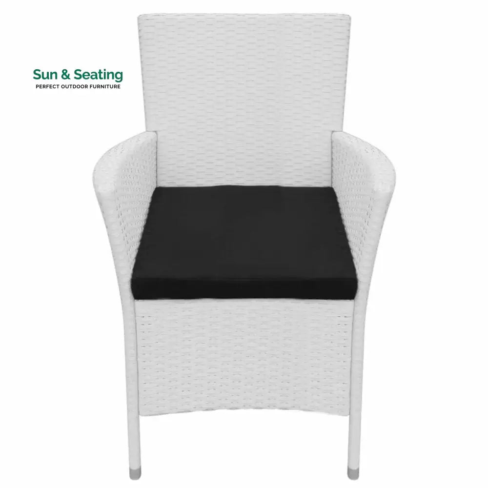 Rinaldo Outdoor Patio Dining Set 8 Chairs and 1 Table (White) Dining sets