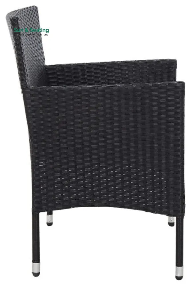 Rino Outdoor 2 seater Sofa (Black) Sofa Sets