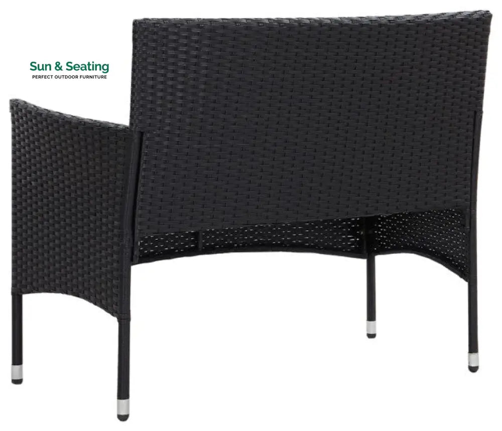 Rino Outdoor 2 seater Sofa (Black) Sofa Sets