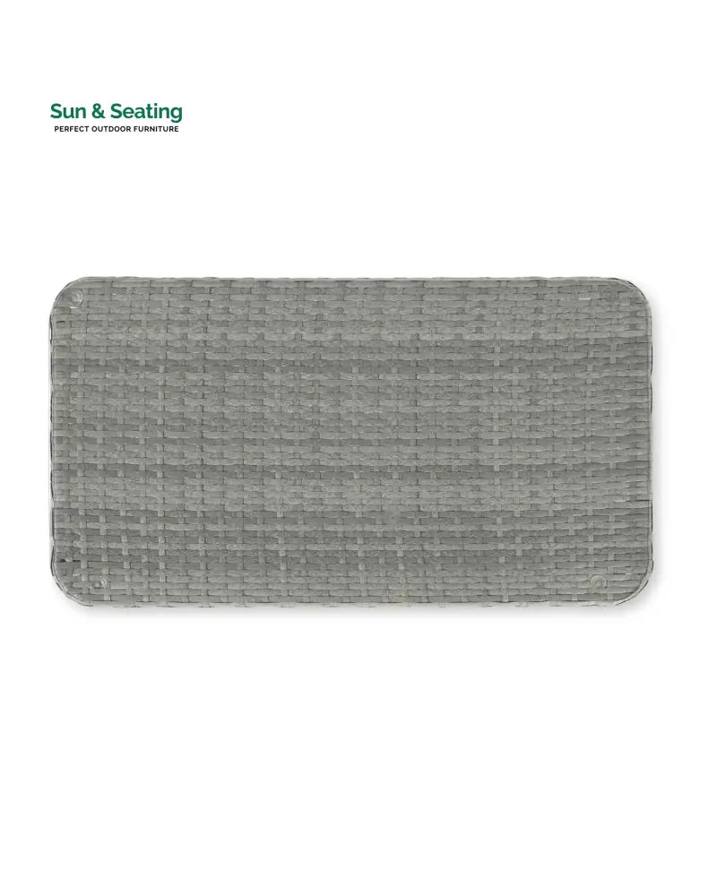 Rios Outdoor Garden Balcony Sofa Set 2 Seater 2 Single seater and 1 Center Table Set (Gray + Beige) Sofa Sets