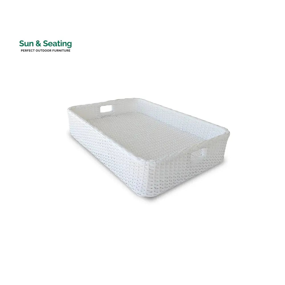 Rocío Luxury Floating Serving Tray For Swimming Pool - White(Rectangle) Floating Tray