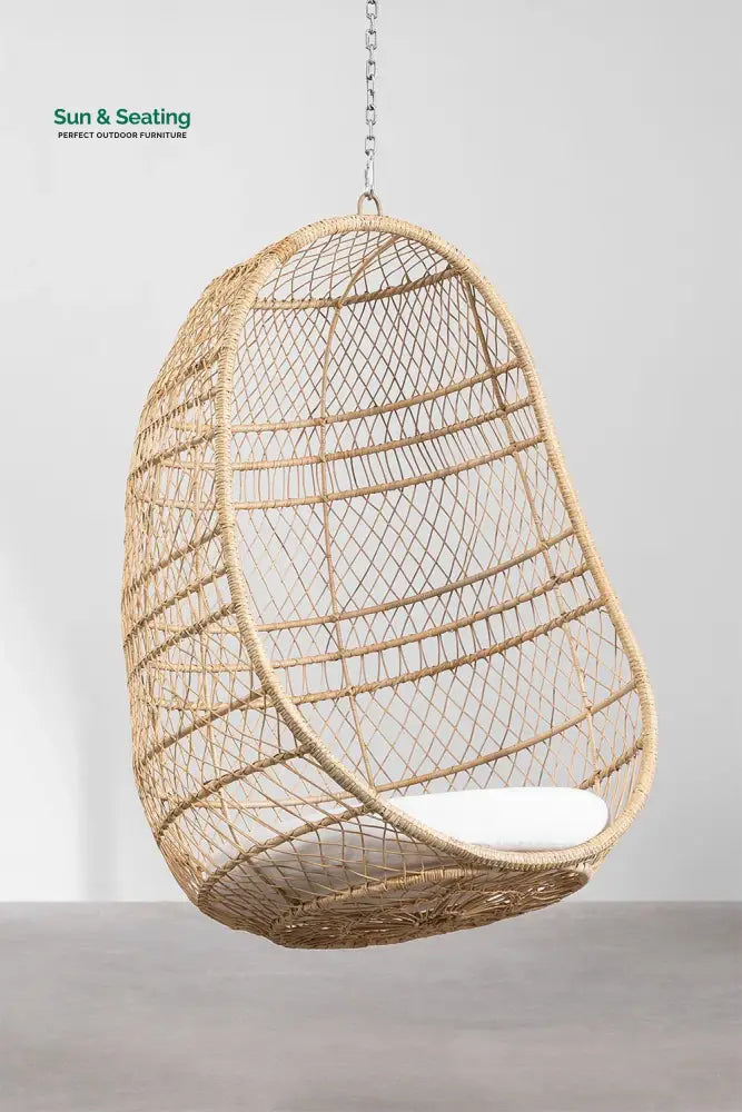 Rogelio Single Seater Hanging Swing Without Stand For Balcony Garden Swing (Honey) Swings