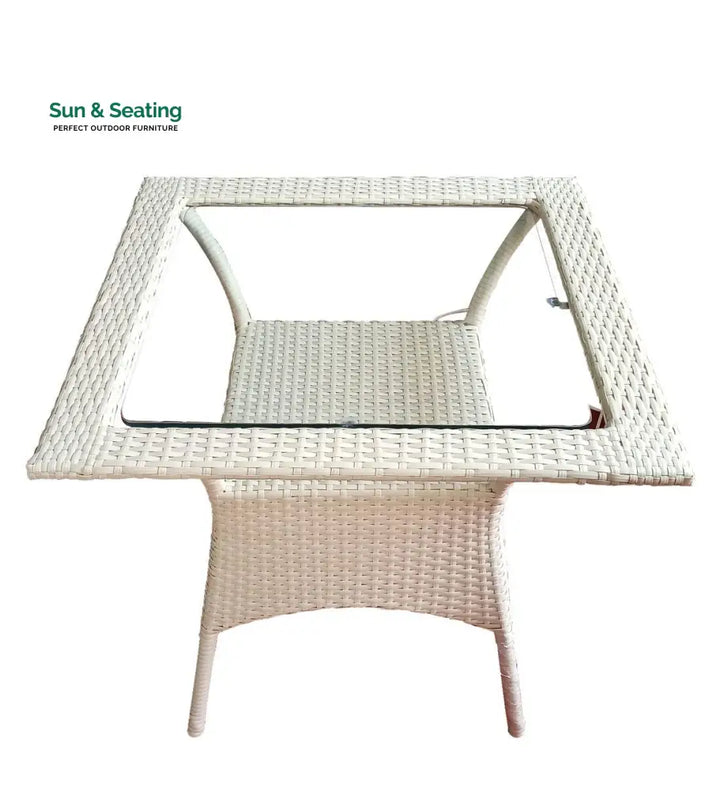 Romy Outdoor Patio Seating Set 2 Chairs and 1 Table Set Coffee Table Sets