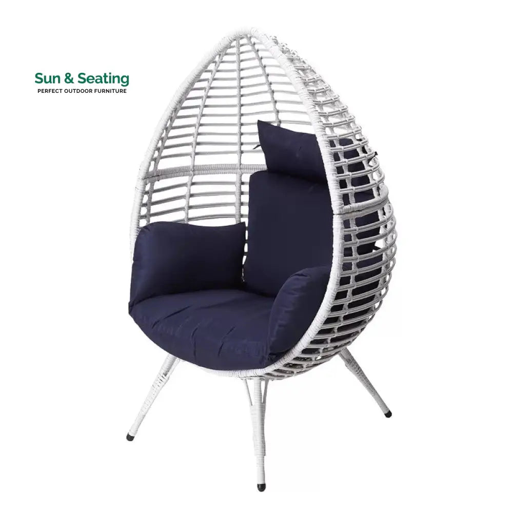 Rosabella Single Seater Swing Basket For Balcony &amp; Garden (White) Swings